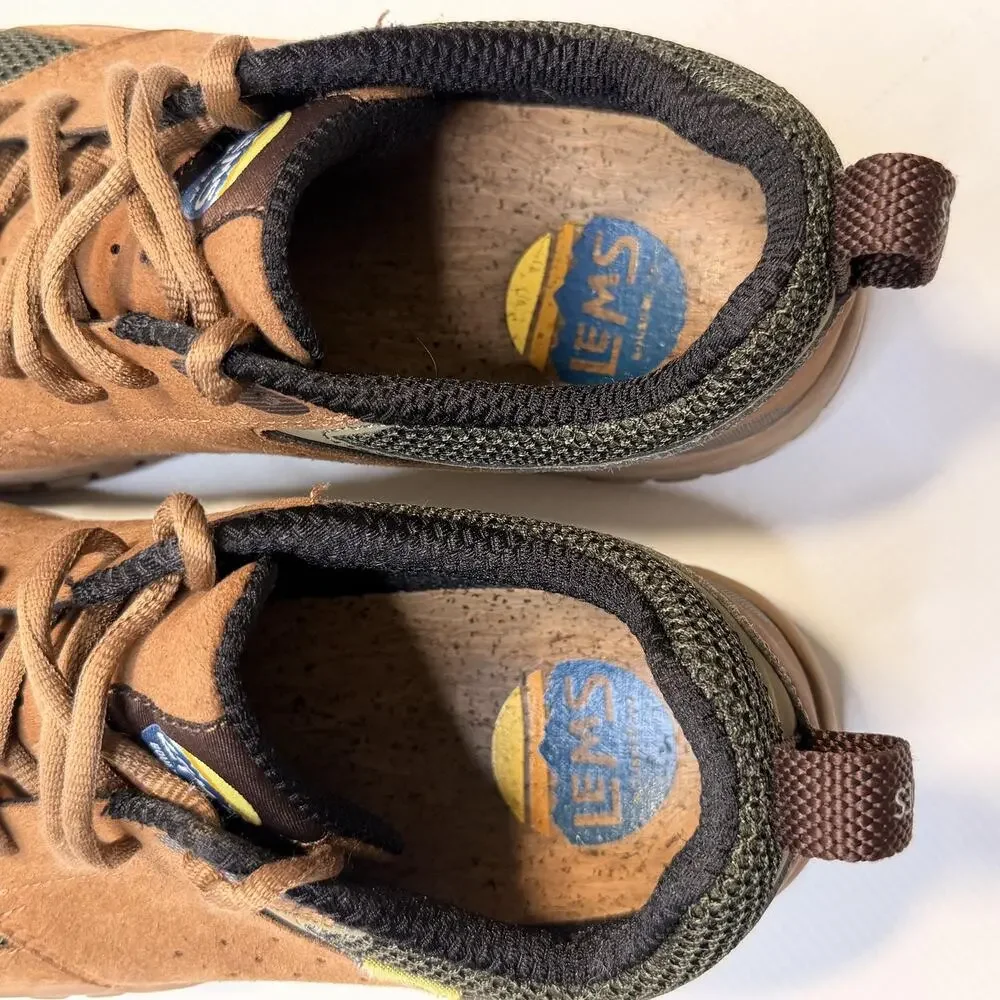 Lems Primal Zen Woodland Shoes Mens Size 8.5 Brown Mesh Trail Sneaker LM220915